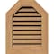 Ekena Millwork Octagonal Top Gable Vent Western Red Cedar Gable Vent w/1" x 4" Flat Trim Frame, 16"W x 20"H GVWOT16X2001SFUWR - alternate 1